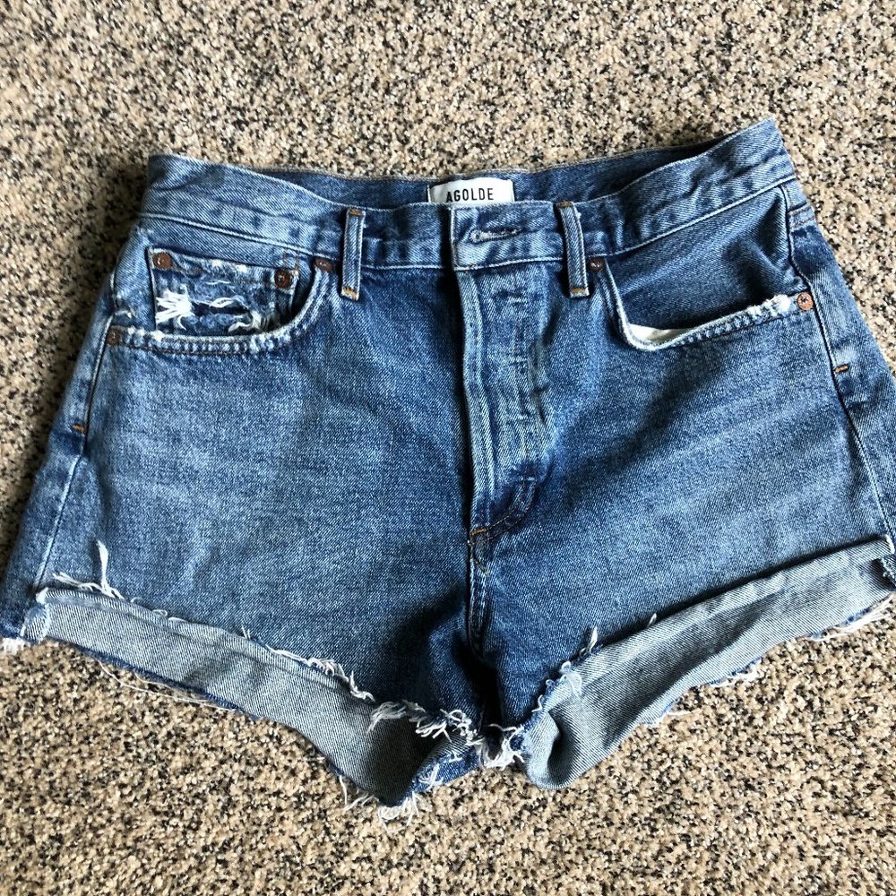 Agolde--Parker denim shorts--size 27